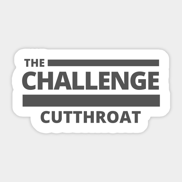 Cutthroat Sticker by ryanmcintire1232